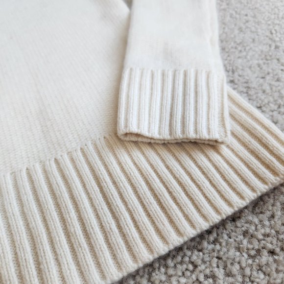 NWOT Brooks Brothers 100% cashmere "sweatshirt" sweater - Picture 4 of 11